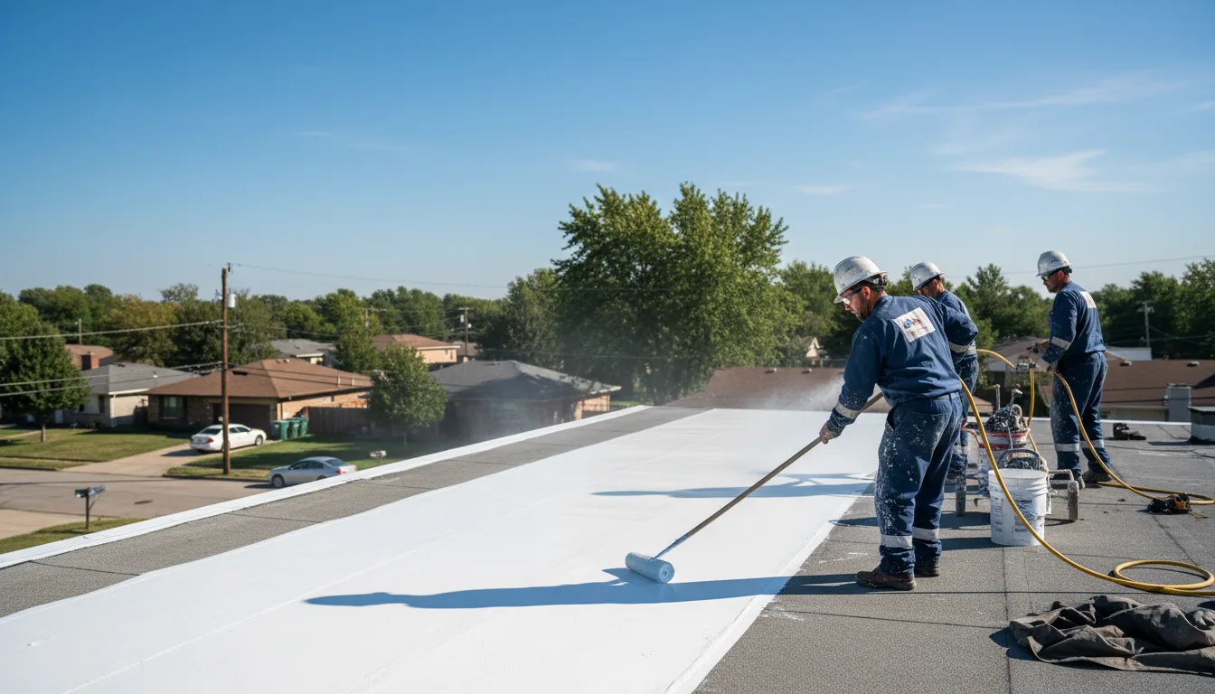 Commercial roof coating in New Derry, PA near me